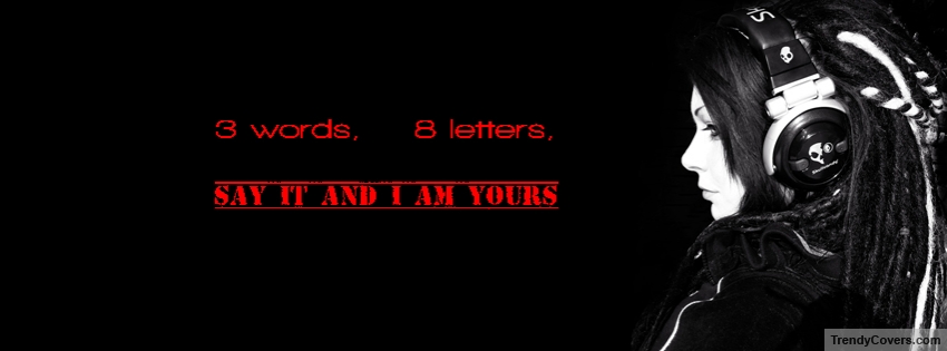 3 Words 8 Letters facebook cover
